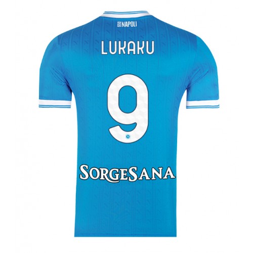 SSC Napoli Romelu Lukaku #9 Prima Maglia 2025-26 Manica Corta
